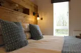 Chestnut Lodge bedroom - Florence Springs Luxury Lodges, Tenby, Pembrokeshire, South West Wales