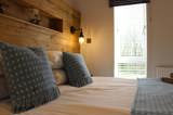 Chestnut Lodge bedroom - Florence Springs Luxury Lodges, Tenby, Pembrokeshire, South West Wales