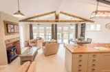 Foxglove Lodge living area - Florence Springs Luxury Lakeside Lodges, Tenby, Pembrokeshire, South West Wales