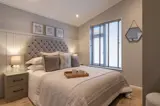 Casa di Lusso double bedroom - Luxury lodges with hot tubs for sale at Florence Springs, Tenby, Pembrokeshire, South West Wales