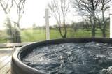 Bluebell Lodge hot tub - Florence Springs Luxury Lodges with hot tubs, Tenby, Pembrokeshire, South West Wales