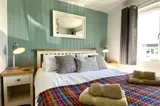 Hazel Lodge double bedroom - Florence Springs Luxury Lodges, Tenby, Pembrokeshire, South West Wales