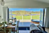 Lake views at Florence Springs Luxury Lodges, Tenby, Pembrokeshire, South West Wales