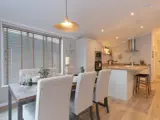 Casa di Lusso dining area - Luxury lodges with hot tubs for sale at Florence Springs, Tenby, Pembrokeshire, South West Wales