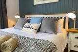 Relax - Luxury bedroom at Florence Springs Luxury Lodges, Tenby, Pembrokeshire, South West Wales