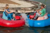 Bumper Boats at Heatherton World of Activities - part of Florence Springs Luxury Lodges, Tenby, Pembrokeshire, South West Wales