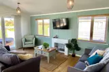 Hazel Lodge living area - Florence Springs Luxury Lodges, Tenby, Pembrokeshire, South West Wales